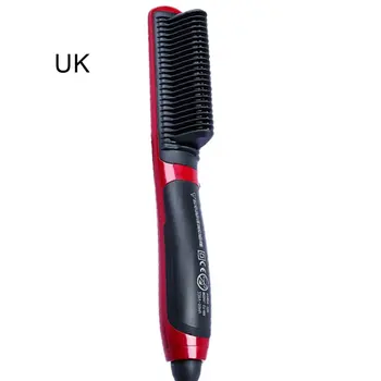 

Electric Straight Hair Straightener Steam Comb Hot Beard Straightener Styler Brush Hair Styling Tools For Women