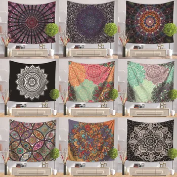 

Fashion Tapestry Explosion Models Mandala Series Decorative Tapestry Decorative Ornaments Yoga Mat Rug Shawl Throw Sheet
