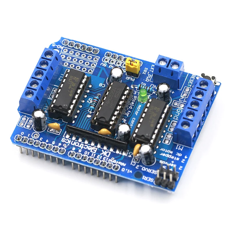 L293D щит управления двигателем Плата расширения привода двигателя для Arduino Щит