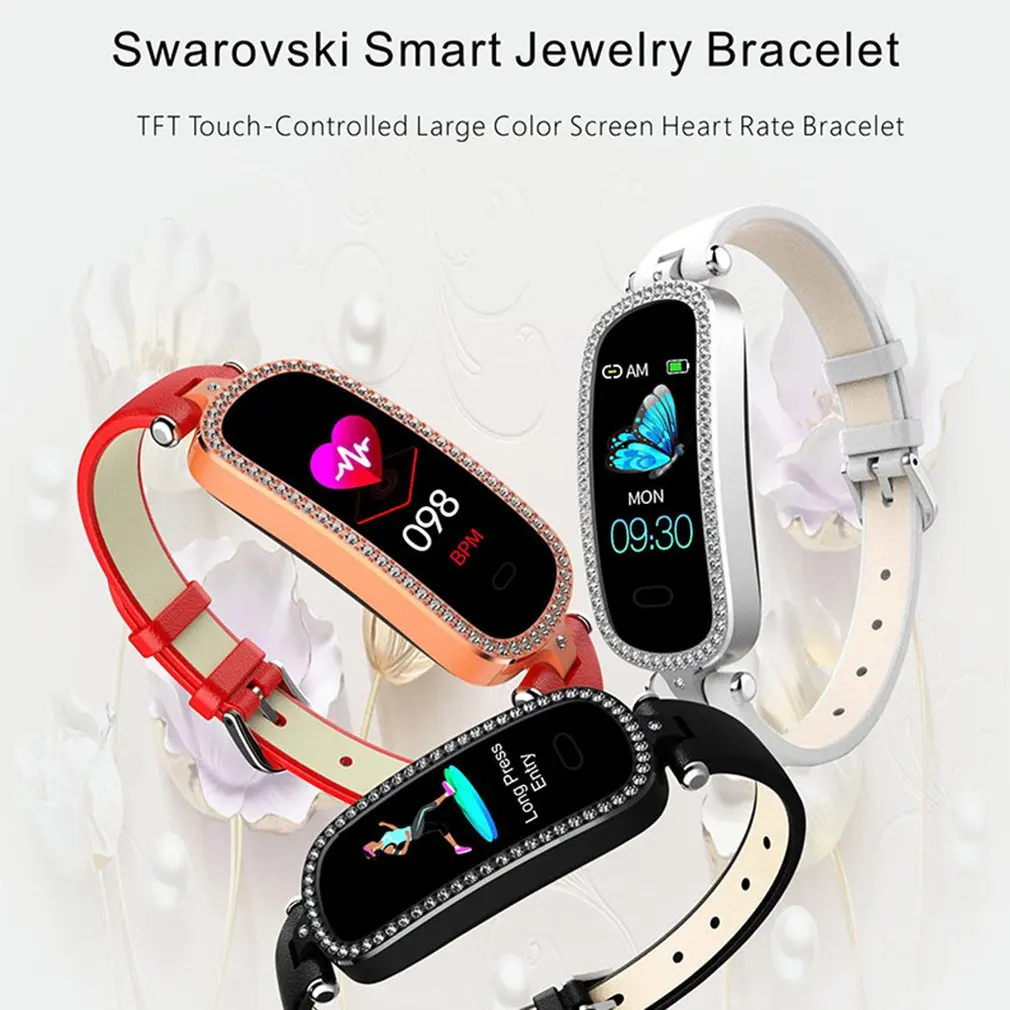 I9 Smart Bracelet Female Smart Watch Jewelry Watch Female Cycle Physiological Heart Rate Lady Smartwatch I9 Smart Bracelet Female Smart Watch Jewelry Watch Female Cycle Physiological Heart Rate Lady Smartwatch