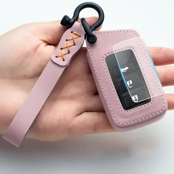 

Leather Key Case for Car Key Cover for Lexus ES/RX/NX/RX200t nx200 car accessories car keychain keyring new key case