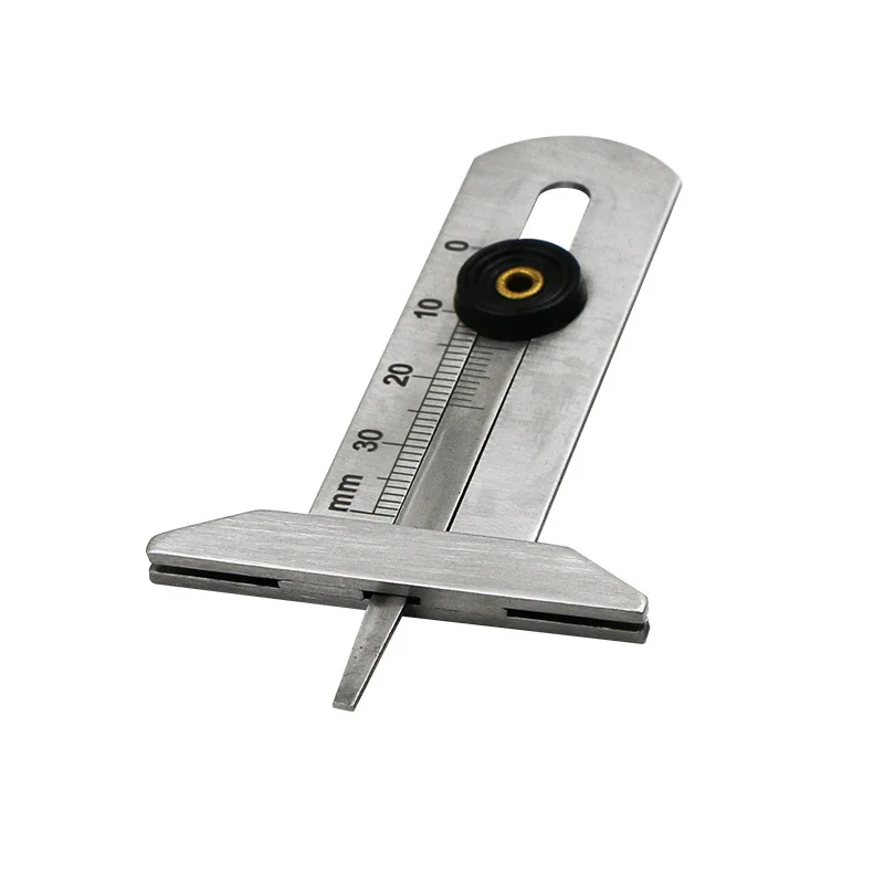 스테인레스 스틸 자동차 타이어 타이어 트레드 깊이 게이지 미터 눈금자 캘리퍼스 측정 도구 모토 트럭