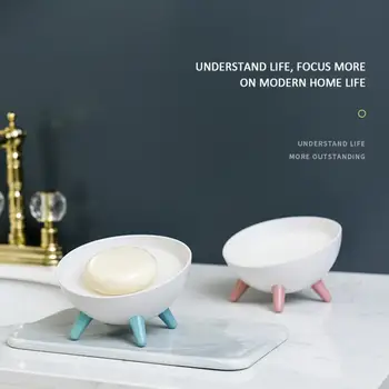 

Hot Selling Cute Hemispherical Sponge Drain Soap Holder Bathroom Soap Dish Toilet Rack Bathroom Kitchen Soap Box Storage Box New
