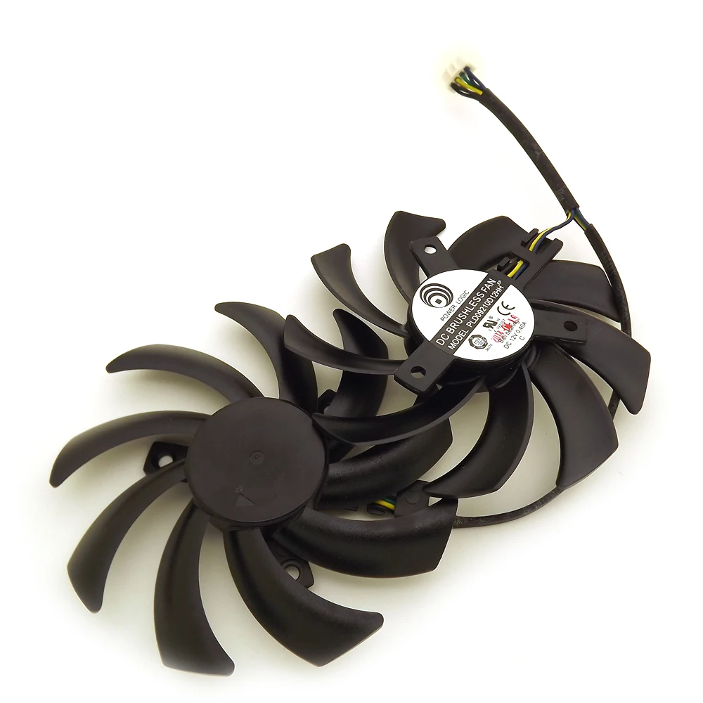 PLD09210D12HH DC12V 0.40A 85 мм для XFX R9 380 280X 270X 290X Графика карты вентилятор охлаждения 4Pin |