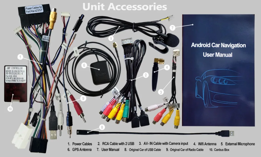 Clearance Allways 10.1" IPS Screen Android 9.0 Octa-core Ram 2GB Rom 32GB Car Multimedia for Kia Sportage 2012 with 2.5D Full Touch Screen 16