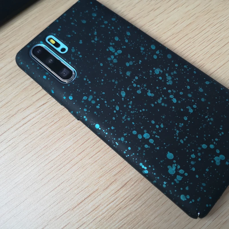 Матовый чехол для Huawei P30 Pro P20 Lite Nova 3e с 3d звездами противоударный жесткий Бампер