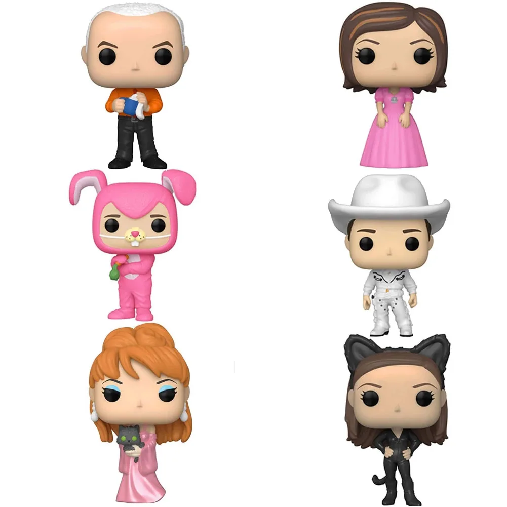 Фигурки героев из винила Friends Gunther Фиби Чандлер Бинг Моника Джоуи коллекционные