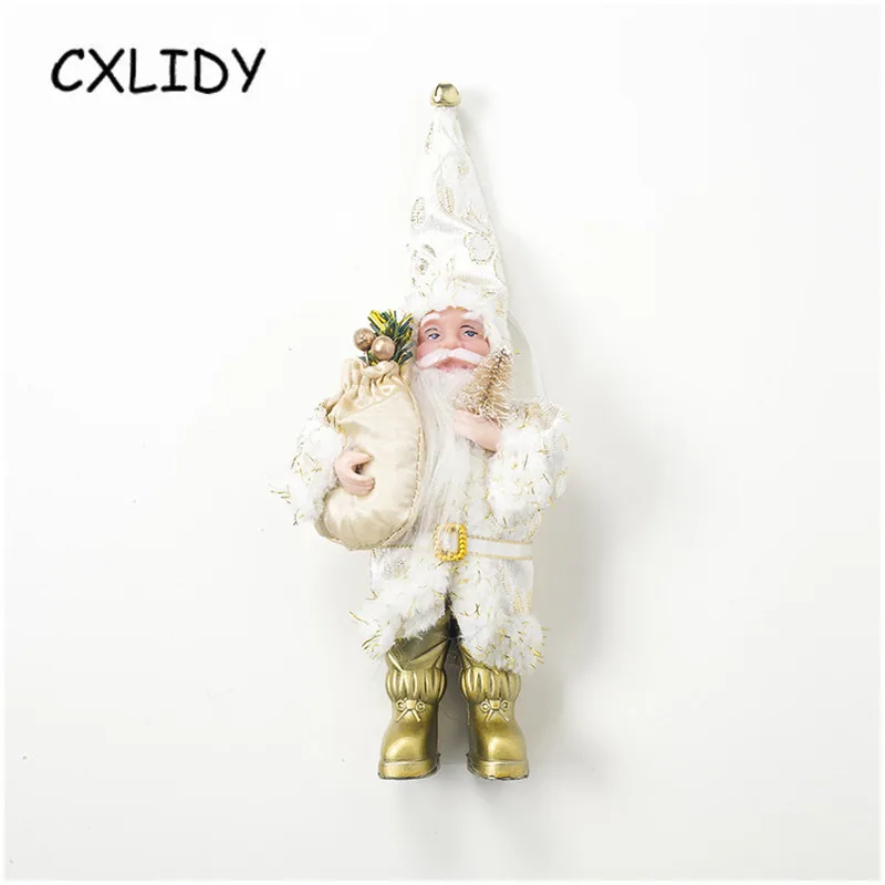 Santa Claus Doll Mini Santa Claus Doll Creative Cloth Home Decoration Ornaments Christmas Party Supplies Christmas Gifts qq177 (8)