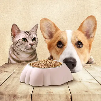 

Pets Dog Bowls Food and Water Bowls Chic Separable Stainless Steel Bowl Simple Cat Dogs Feeder Pet Products