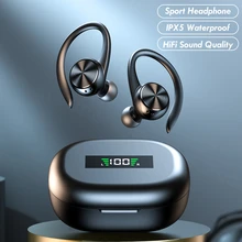 

Sports Wireless Bluetooth Headphones with Microphone Dip Waterproof Ipx5 Bluetooth Hooks Hi-fi Stereo Music Headphones for Phone