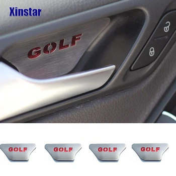 

4pcs Car door interior sticker For volkswagen golf6 golf7 mk6 mk7
