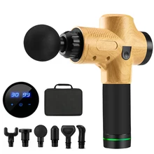 LCD Display Profession Massage Gun Body Muscle Deep Fascia Massager Muscle Pain Exercising Relaxation Slimming Shaping