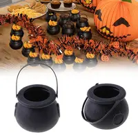 20 Pcs Mini Snoep Waterkokers Witch Skelet Ketel Houder Pot Met Handvat Voor Halloween, Pasen, patrick 'S Day Party