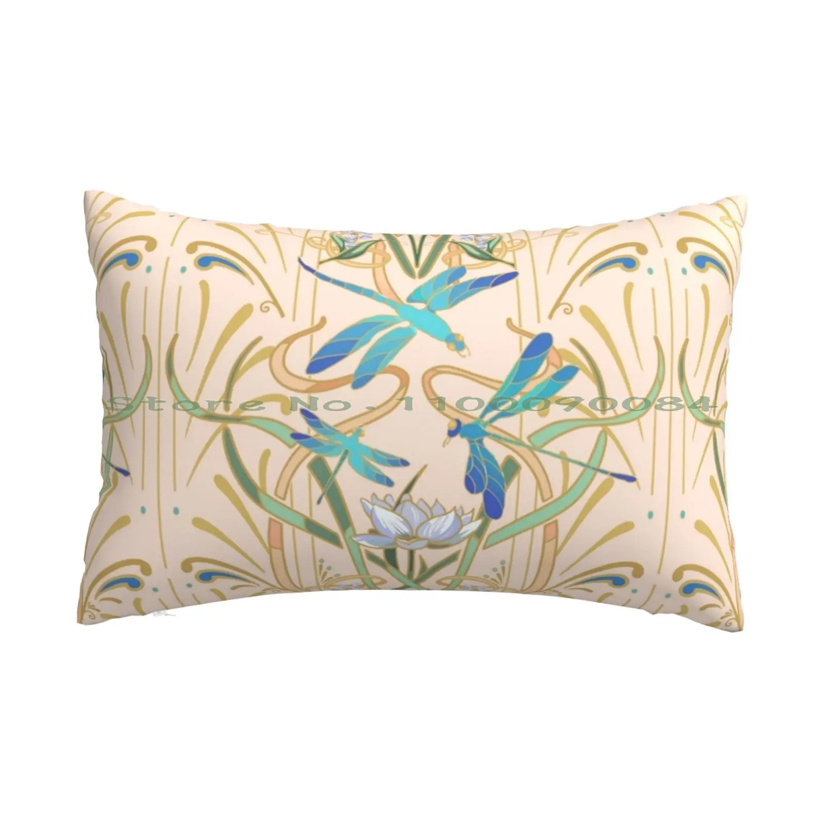 Art Nouveau Dragonfly Pattern |