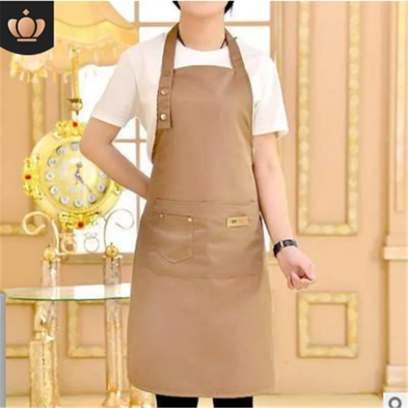 Newest Men Women Denim Canvas Pocket Apron Adjustable Baking Chefs Kitchen Coffee Cooking BBQ Home Household Pocket Apron