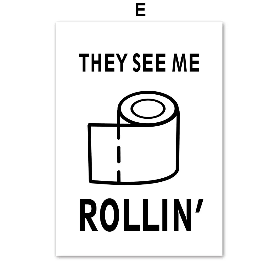 WC-Toilet-Paper-Karma-Quote-Funny-Poster-Wall-Art-Canvas-Painting-Nordic-Posters-And-Prints-Wall (7)