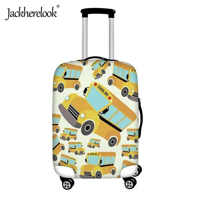 Jackherelook, новинка, школьный чемодан, желтый чехол для путешествий, защитный чехол, эластичный чехол на колесиках, защитный чехол - Цвет: HN1331
