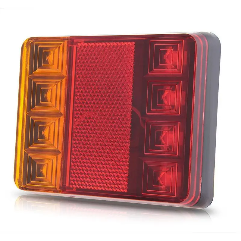

8 LED DC12V Waterproof Taillights Rear Tail Light For Trailer Truck Boat