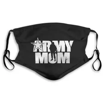 

Army Mom Unisex Anti-Pollution Mask Dust Mask with Filter Mask Black