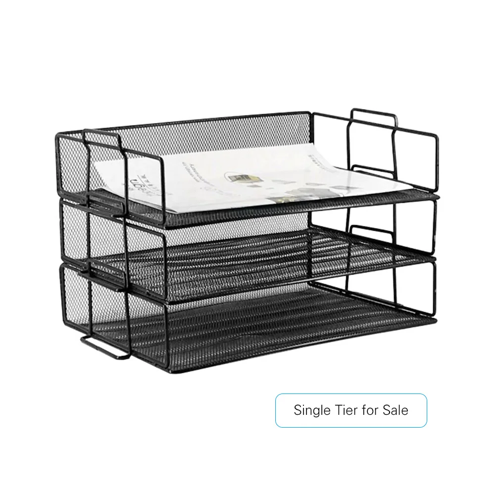Stackable Desk File Doent Letter Tray Organizer Mesh Collection Doent Letter Tray Organizer Mesh