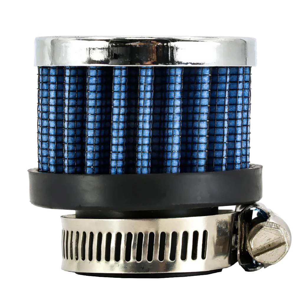 Blue 25mm Car Cold Air Intake Filter Cleaner Direct Replacement
