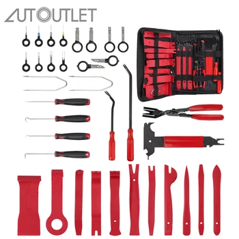 

AUTOUTLET 35Pcs Car Trim Removal Molding Tool Kit Panel Door Pry Dash Interior Clip Set