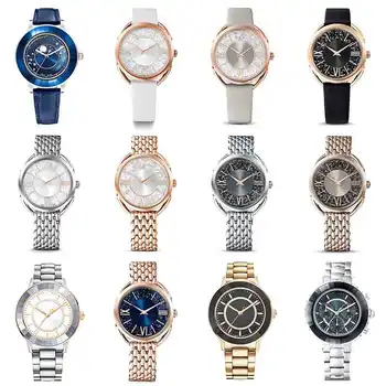 

High Quality Original Austrian Brand Watch Luxury Crystal Stainless Steel Watch Men and Women Couple Watches Free Shipping