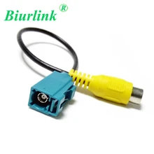 Biurlink Fakra RCA Реверсивный кабель адаптера камеры для Mercedes Ford