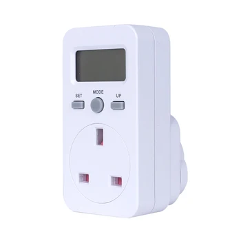 

New Household Digital Power Meter Plug-in Socket Electric Wattmeter Energy Monitor Meter Measuring Socket Analyzer LCD Display