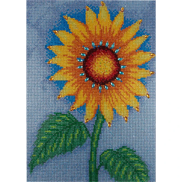 Diamond Painting Kits Vintage Sunflower, Diamond Painting Beginners 5D  Round Diamond Crystal Gemstone Cross Stitch Paste Craft, 8X12Inch Suitable  for