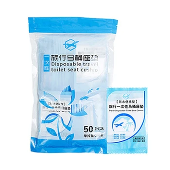 

200 Pieces of Disposable Toilet Paper Universal Toilet Stickers Seat Cover Travel Portable Toilet Pad Toilet Paper