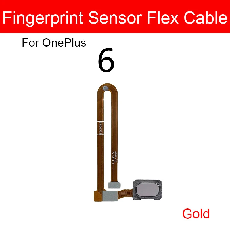 Premium Home Button Fingerprint Sensor with Frame and Flex Ribbon Cable Repair Kit