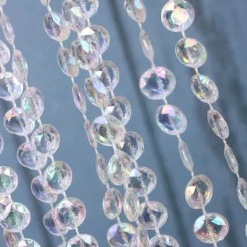 

30M Acrylic Diamond Bead Curtain DIY Garland Wedding Party Decoration Crystal Wedding Accessories Home Curtain Ornaments