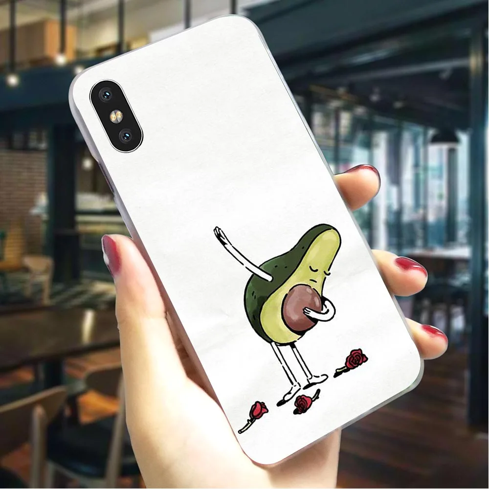 Модный милый чехол для телефона авокадо iPhone 6S 5 5S SE 6/6 6S Plus 7 8/7 8 Plus X XS XR Xs Max, Жесткий Чехол