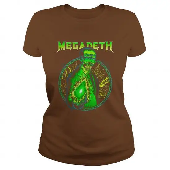 Megadeth вентиляторы ржавчины в мире Футболка классический стиль футболка