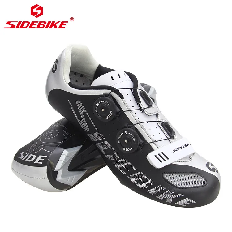 SIDEBIKE Road Cycling Shoes Men Professional Bike Shoes Nylon Bicycle Sneakers Athletics Zapatillas Sapatilha Ciclismo