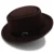 Men Women Pork Pie Hats Fedora Caps Trilby Sunhat Classical Retro Jazz Party Outdoor Travel Street Style Size US 7 1/4 UK L 11