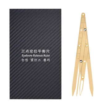 

Hot Sale Microblading Tattoo Eyebrow Ruler Stainless Steel Golden Ratio Permanent Makeup Symmetrical Tool Divider Accesories