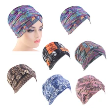 Химический головной убор шарф Рак шапки подарки для выпадения волос женщин, этнический стиль