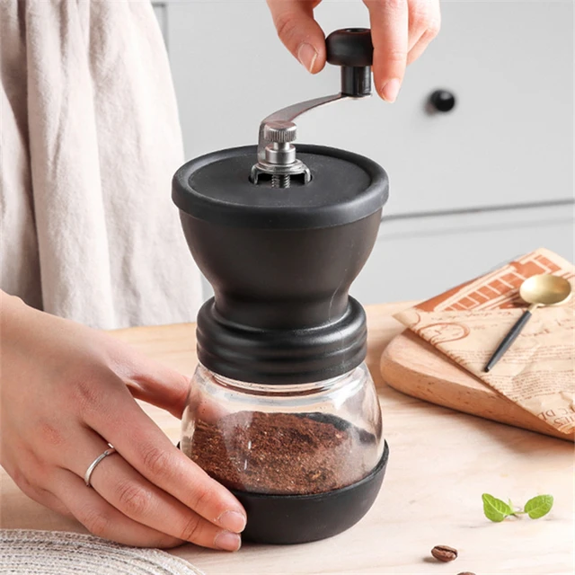 Large Capacity Glass Hand Grinder Coffee Grinder Set Manual Grinder Manual Coffee  Grinder Food Grade Kitchen Accessories - AliExpress