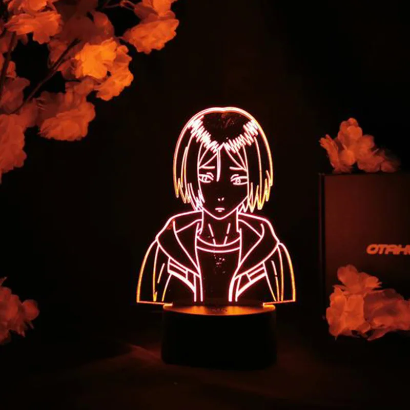 

3d Illusion LightAnime Haikyuu Hinata Shoyo Kageyama Tobio Figure Acrylic Led Night Light for Kids Bedroom Decor Nightlight