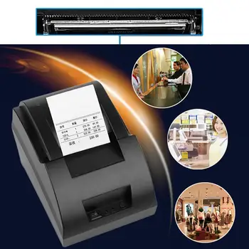 

USB Mini 58mm POS Thermal Dot Receipt Bill Printer Set Roll Paper 384 line