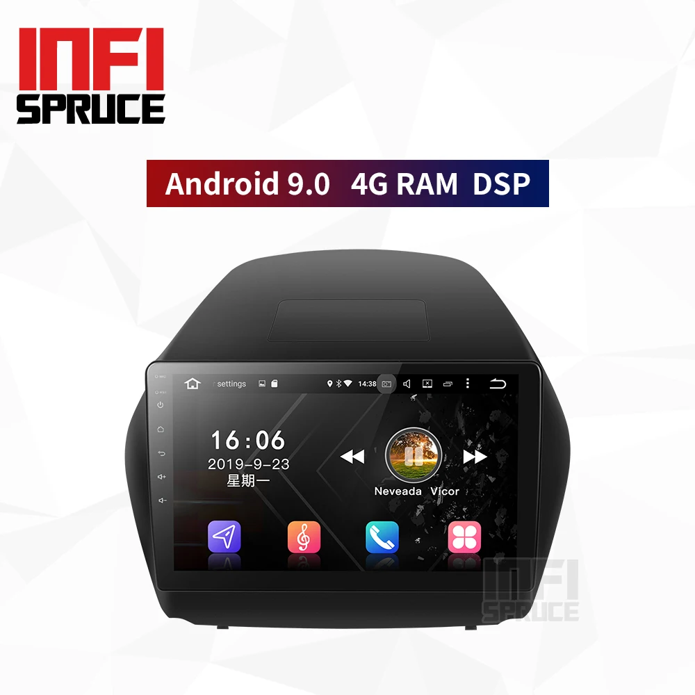 4G RAM DSP Новый Android 9 0 автомобильный dvd для Tucson ix35 2010 2015 год автомобиль с Радио Стерео
