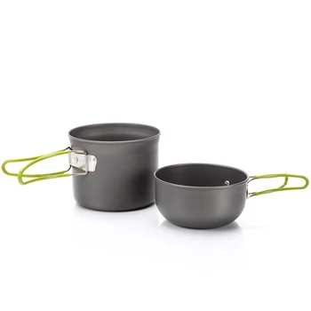 

Ultralight Camping Cookware Utensils outdoor tableware set Hiking Picnic Backpacking Camping Tableware Pot Pan 1-2persons