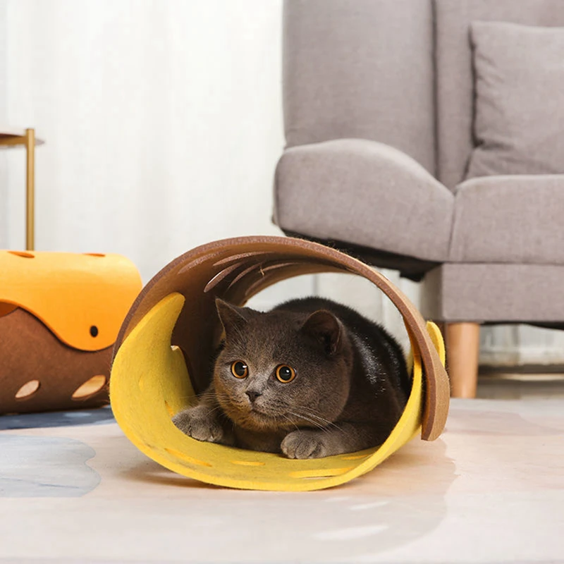 Туннель для домашних животных забавные игрушки котят туннель кошек складные