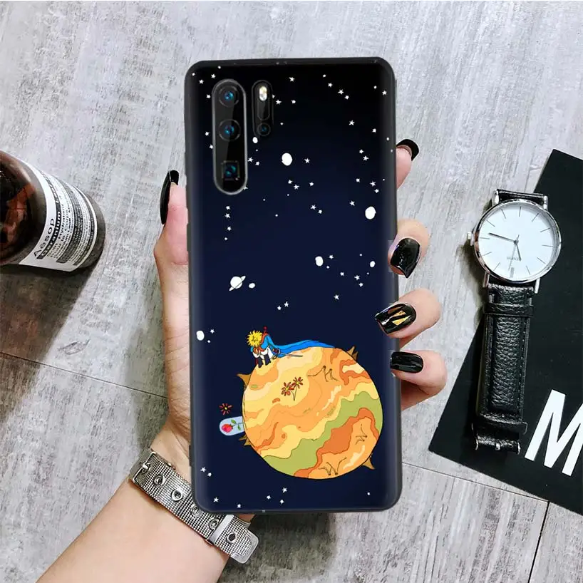 BA106-10 Черный чехол для телефона Little Prince для huawei mate 30 20 10 P30 P20 P10 Pro Lite P Smart Z Роскошный чехол - Цвет: BA106-10