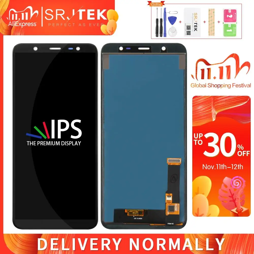 Для Samsung Galaxy J8 2018 J810 сенсорный дисплей для J800 экран дигитайзер панель в сборе Plus J805