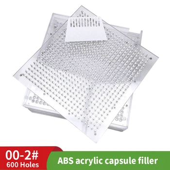 

600 Hole 00 # 0 # 1 # 2 ABS Capsule Filling Plate Capsule Filling Machine Version Capsule Filler With Powder Plate