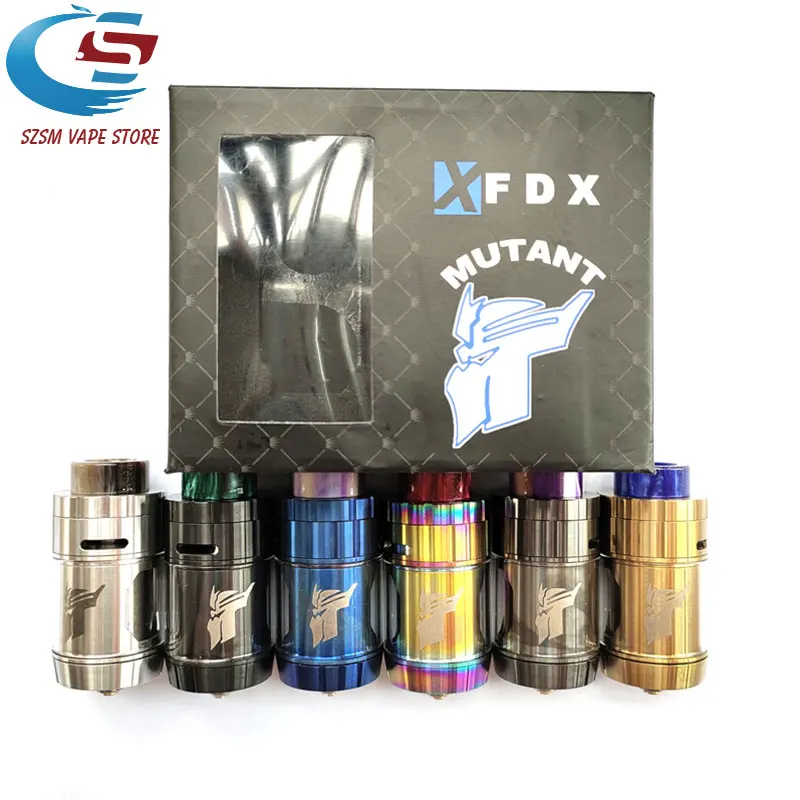

MUTANT RTA E cigarette Atomizer 26mm Diamater 4ML Capacity Stainless Steel VS QP Juggerknot RTA Fatality RTA for 510 thread mod