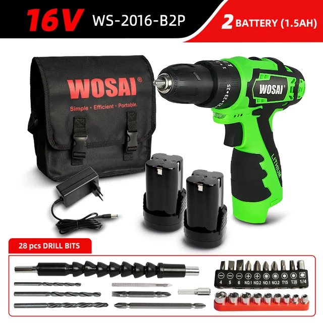 Wosai 12v 16v 20v Impact Electric 